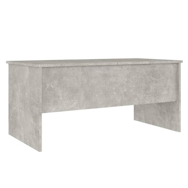 vidaXL Salontafel 102x50,5x46,5 cm bewerkt hout betongrijs
