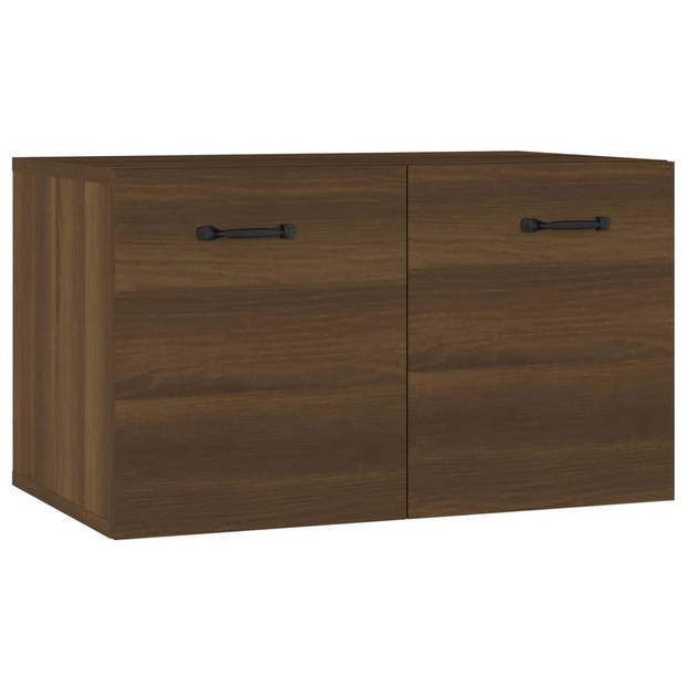 The Living Store Wandkast - - Kast - 60 x 36.5 x 35 cm - Bruineiken