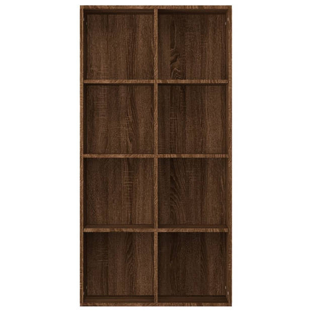 The Living Store Boekenkast Classic - Bruineiken - 66x30x130 cm