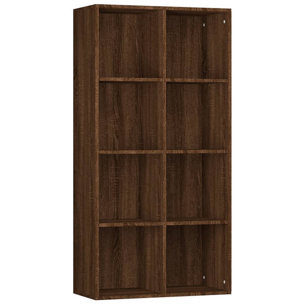 The Living Store Boekenkast Classic - Bruineiken - 66x30x130 cm