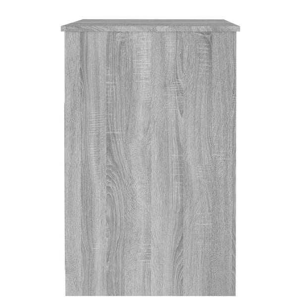 The Living Store Kast Compacte kasten - 40x50x76 cm - 3 lades - Grijs sonoma eiken