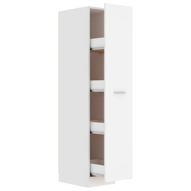 The Living Store - Hoge Kast - Wit - 30x42.5x150 cm - Stabiel