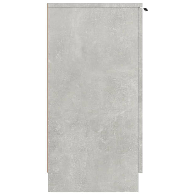 vidaXL Schoenenkast 59x35x70 cm bewerkt hout betongrijs