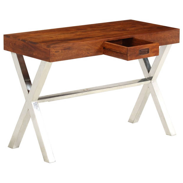 The Living Store - Retro Bureau - Hout - 110 x 50 x 76 cm - Met lade