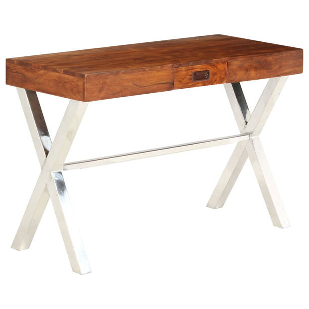 The Living Store - Retro Bureau - Hout - 110 x 50 x 76 cm - Met lade