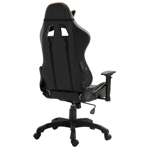 The Living Store Gamingstoel - Luxe - Hoog rugontwerp - Ergonomisch - In hoogte verstelbaar - Relaxfauteuil - 360