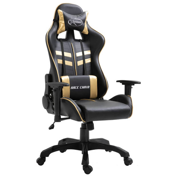 The Living Store Gamingstoel - Luxe - Hoog rugontwerp - Ergonomisch - In hoogte verstelbaar - Relaxfauteuil - 360