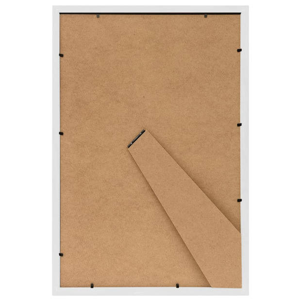 vidaXL Fotolijsten 3 st voor tafel 10x15 cm MDF wit