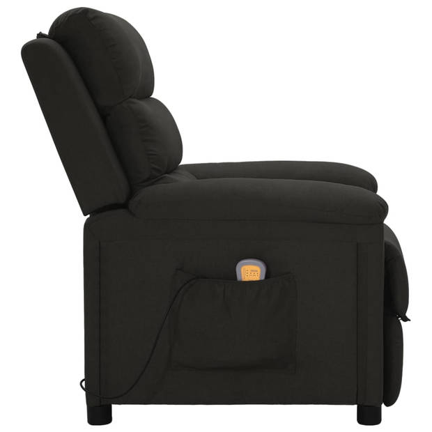 The Living Store Massagefauteuil - Verstelbaar - Met Massagefunctie - Comfortabel - Zwart - 74 x 92 x 101.5 cm