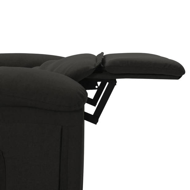 The Living Store Massagefauteuil - Verstelbaar - Met Massagefunctie - Comfortabel - Zwart - 74 x 92 x 101.5 cm