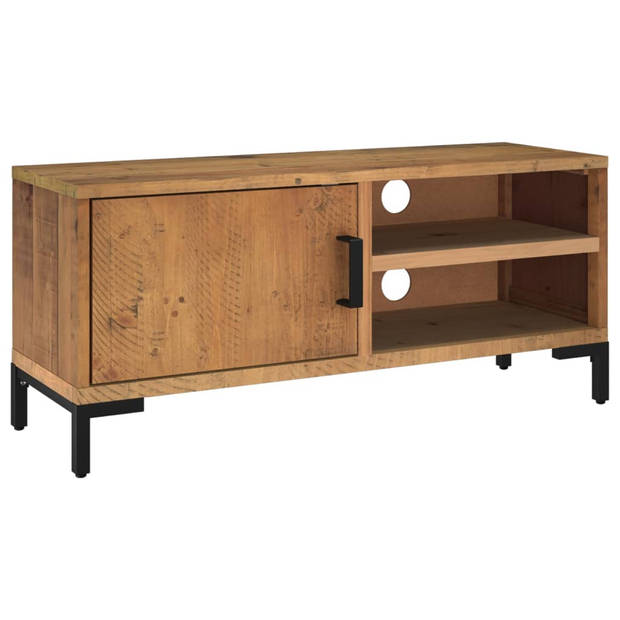 The Living Store TV-meubel - Vintage industriële stijl - Hout - 90x30x40 cm