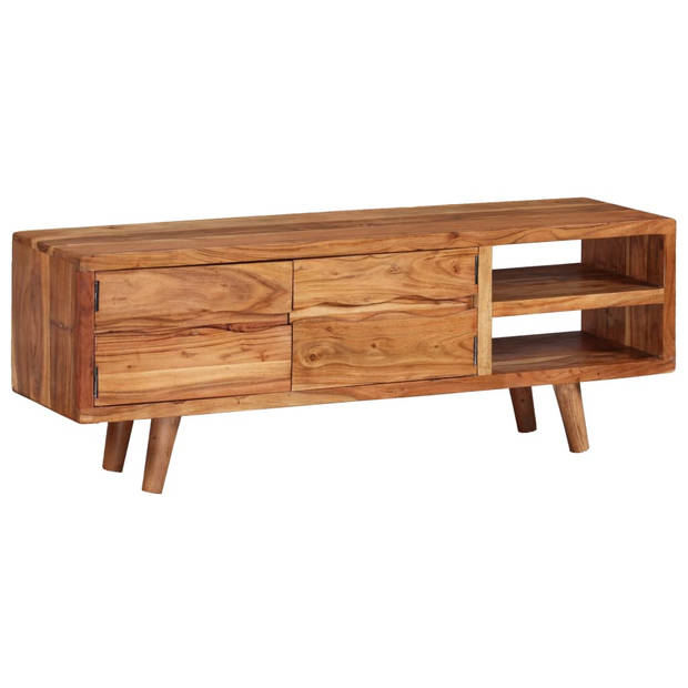 The Living Store Dressoir - Acaciahout - 117x30x40 cm - Handgemaakt - Rustieke uitstraling