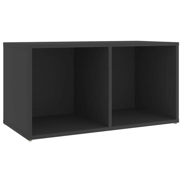 The Living Store Televisiekast - Grijs - 72 x 35 x 36.5 cm - 2 vakken