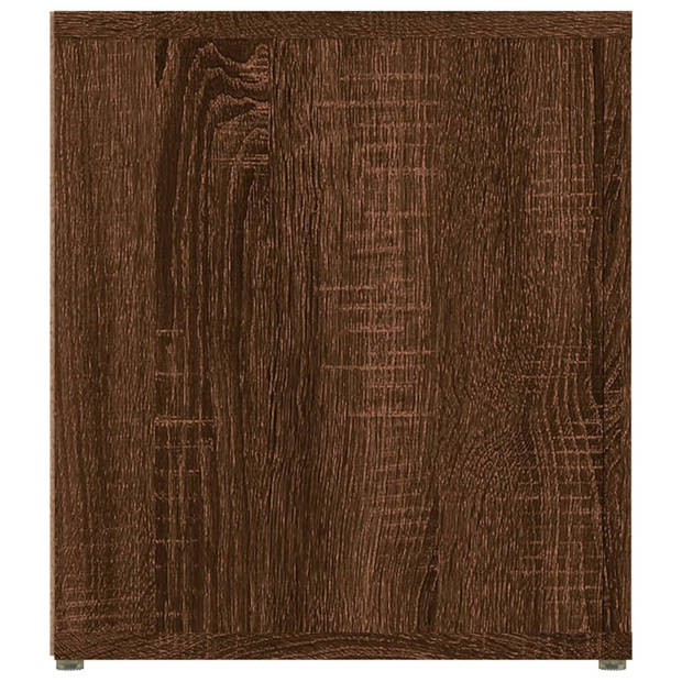 vidaXL Tv-meubels 2 st 80x31,5x36 cm bewerkt hout bruin eikenkleur