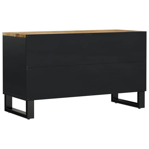 The Living Store TV-meubel - Mangohout - 80 x 33 x 46 cm - Opbergruimte