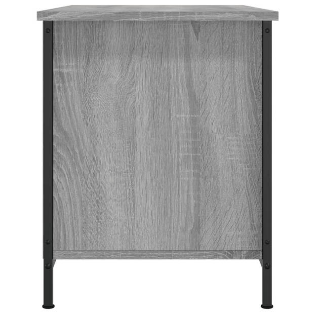 vidaXL Tv-meubel 80x40x50 cm bewerkt hout grijs sonoma eikenkleurig