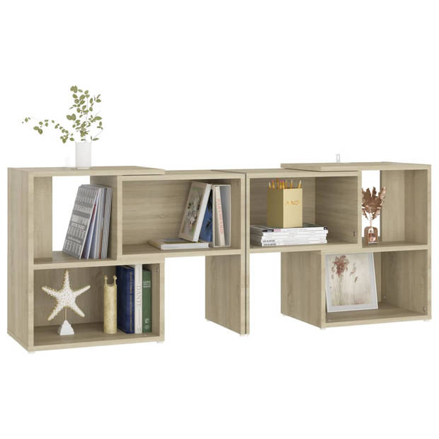 The Living Store TV-meubel - Sonoma eiken - 104 x 30 x 52 cm - Modulair ontwerp