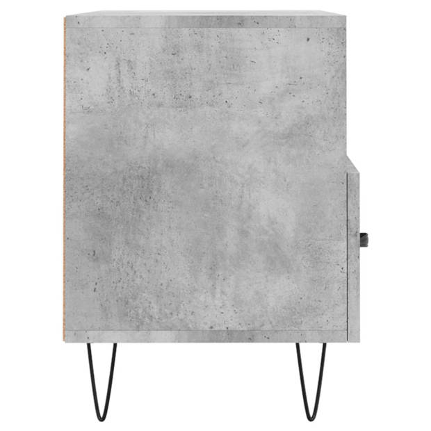 The Living Store Tv-meubel - Betongrijs - 80 x 36 x 50 cm - Stevig materiaal
