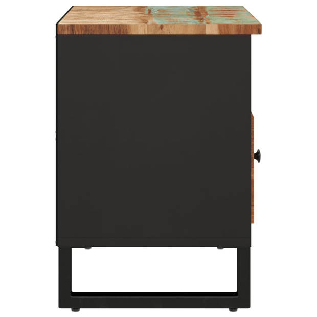 The Living Store TV-meubel Recycled Hout - 80x33x46 cm - Opbergruimte - Uitstal Functie