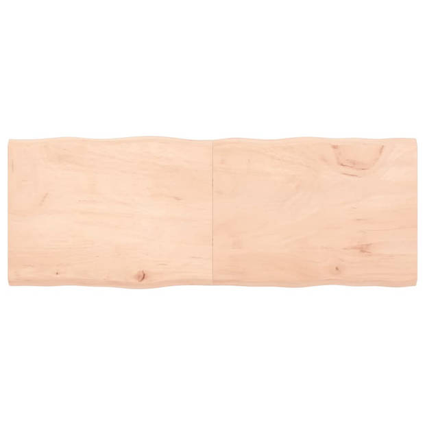 The Living Store Eikenhouten Tafelblad - 160 x 60 x 4 cm - Unieke DIY Plank