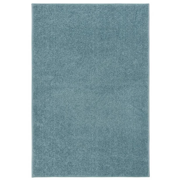 The Living Store Vloerkleed - Klassieke charme - 160 x 230 cm - Kleur- Blauw - Materiaal- 100% PP