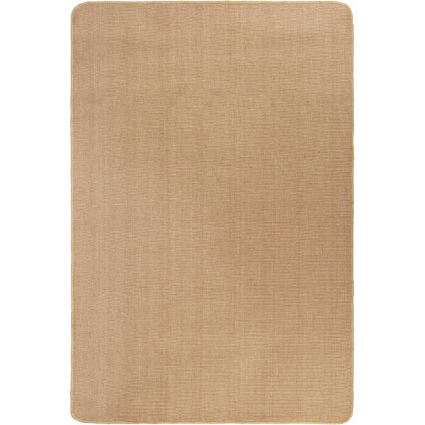 The Living Store Weven Jute Tapijt - 180 x 250 cm - Duurzaam 100% Jute - Anti-slip