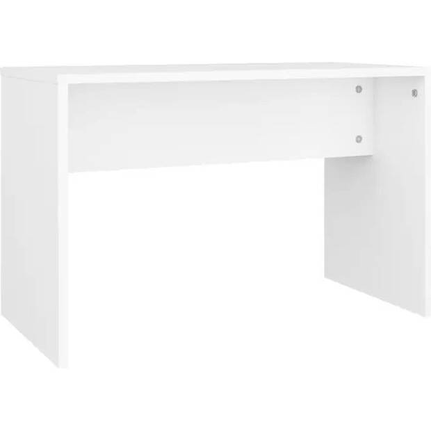 The Living Store Kaptafelkruk - Classic - Meubel - 70x35x45 cm - Wit