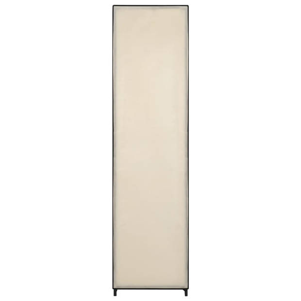 vidaXL Kledingkast met 4 vakken 175x45x170 cm crème