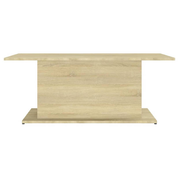 vidaXL Salontafel 102x55,5x40 cm bewerkt hout sonoma eikenkleurig