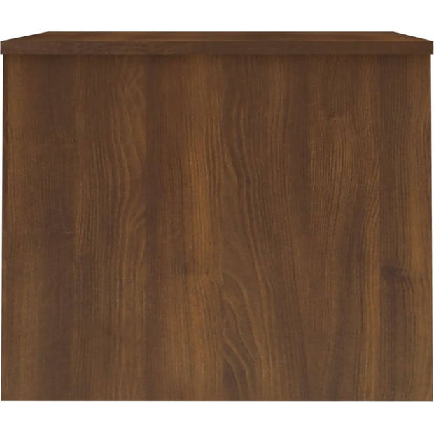 The Living Store Salontafel Lift-Top Bruineiken - 80 x 50.5 x 41.5 cm - Bewerkt hout