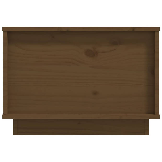 The Living Store Houten Salontafel - Massief Grenenhout - Lift-top - Voldoende opbergruimte - Stabiel frame -