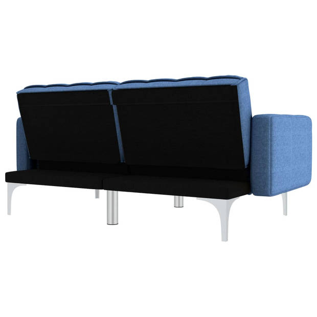 The Living Store Slaapbank Loungeset - 175.5 x 84 x 79.5 cm - Blauw