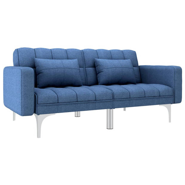 The Living Store Slaapbank Loungeset - 175.5 x 84 x 79.5 cm - Blauw