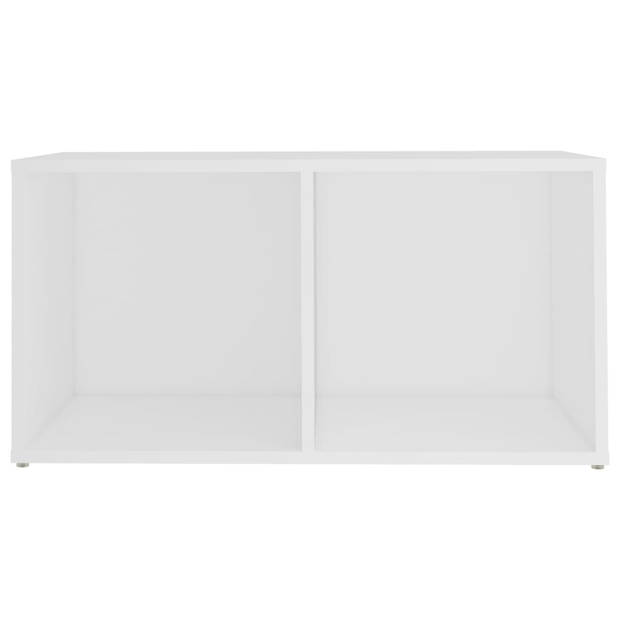 The Living Store TV-meubel - Klassiek - Wit - 72 x 35 x 36.5 cm - 2 vakken