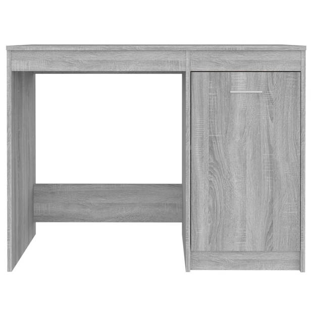 The Living Store Bureau - Modern - Bureau - 100 x 50 x 76 cm - Grijs Sonoma Eiken