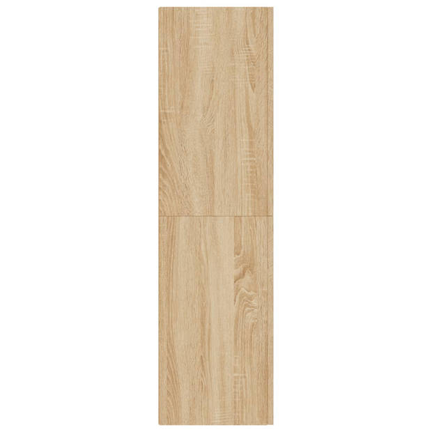 vidaXL Tv-meubel 30,5x30x110 cm bewerkt hout sonoma eikenkleurig