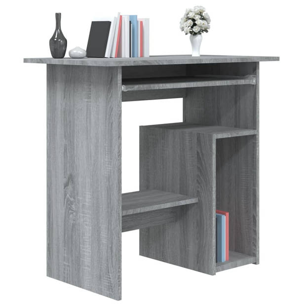 The Living Store Bureau Sonoma Eiken - 80 x 45 x 74 cm - Praktisch - Sterk en Stijlvol