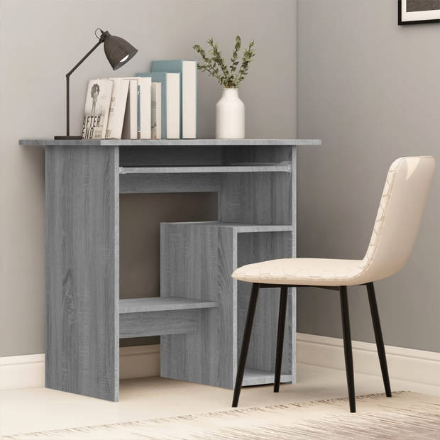 The Living Store Bureau Sonoma Eiken - 80 x 45 x 74 cm - Praktisch - Sterk en Stijlvol