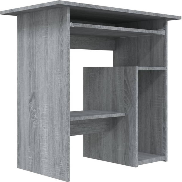 The Living Store Bureau Sonoma Eiken - 80 x 45 x 74 cm - Praktisch - Sterk en Stijlvol