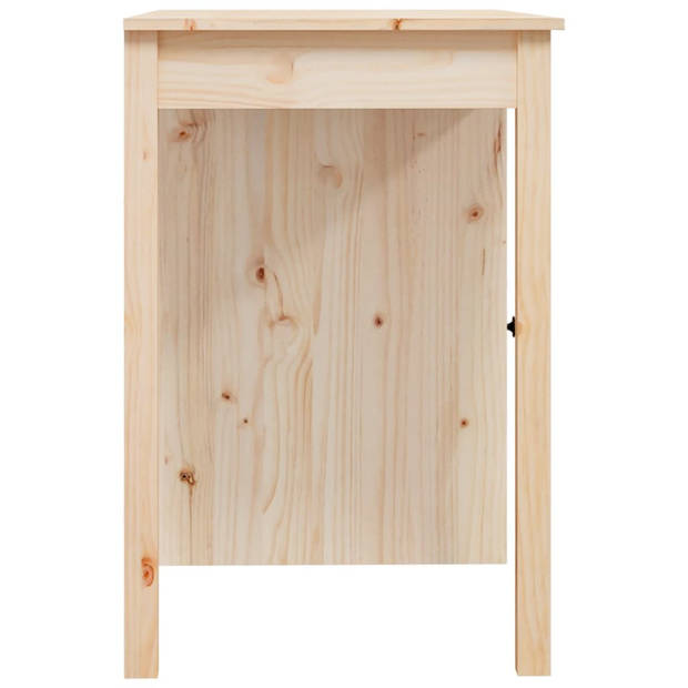 The Living Store Bureau Massief Grenenhout - Studiebureau - 100 x 50 x 75 cm - Voldoende opbergruimte