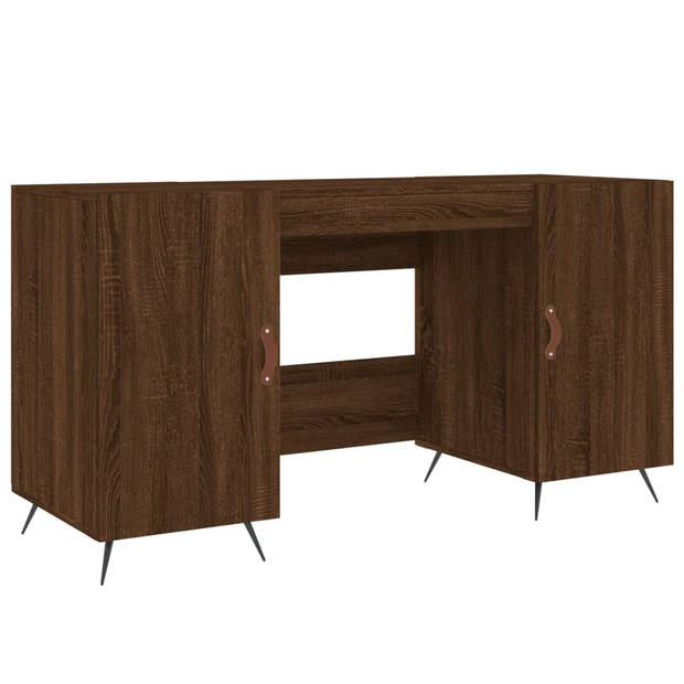 The Living Store Bureau Praktisch Ontwerp - 140 x 50 x 75 cm - Bruineiken