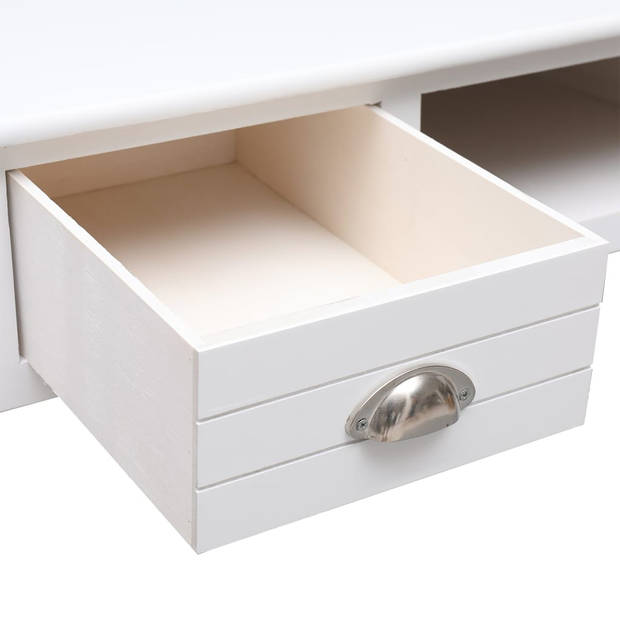 The Living Store Bureau - Massief Paulowniahout - Studeertafel - 108 x 45 x 76 cm