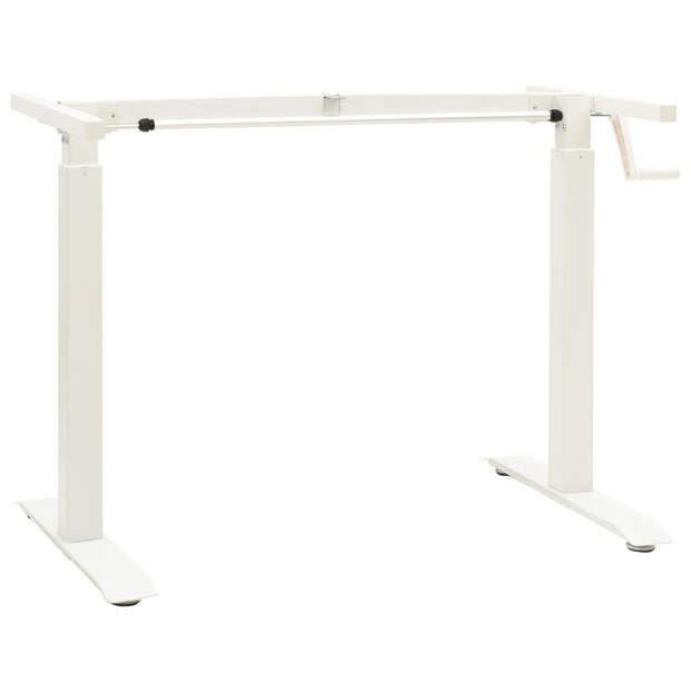 The Living Store Bureauframe - Handmatig verstelbaar - Verstelbare breedte- 102-160 cm - Verstelbare hoogte- 71-113 cm