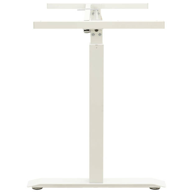 The Living Store Bureauframe - Handmatig verstelbaar - Verstelbare breedte- 102-160 cm - Verstelbare hoogte- 71-113 cm