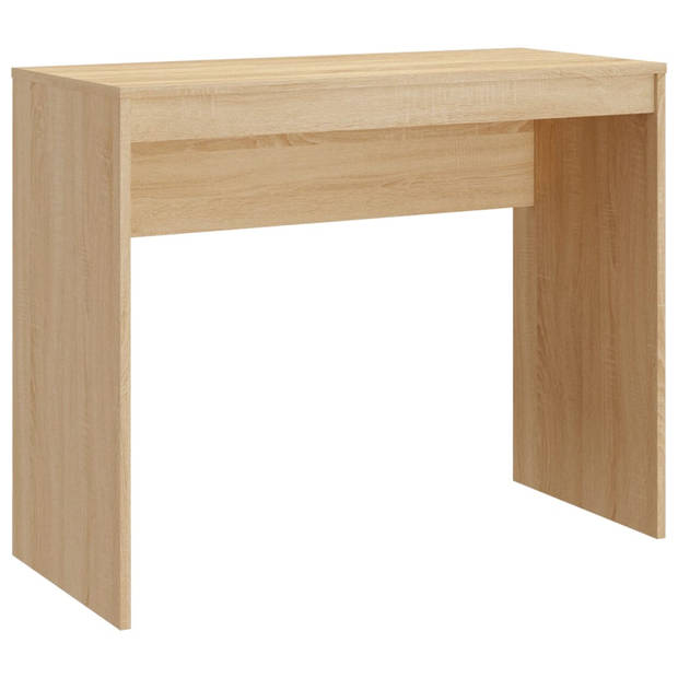 The Living Store Bureau Sonoma Eiken - Bewerkt Hout - 90 x 40 x 72 cm