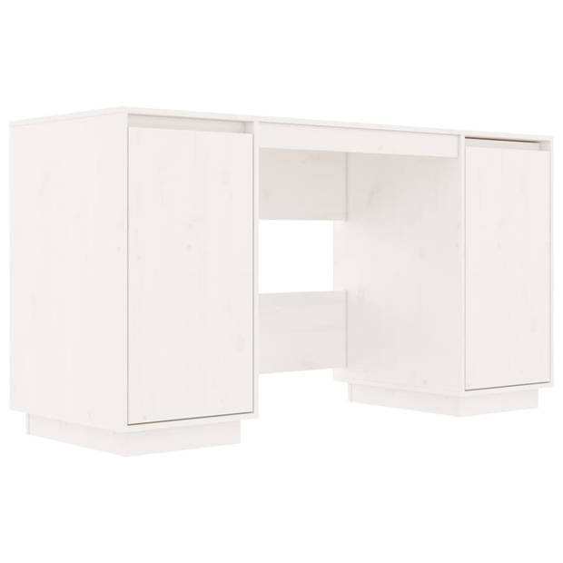 The Living Store Bureau - Klassiek - Wit - 140 x 50 x 75 cm - Massief grenenhout