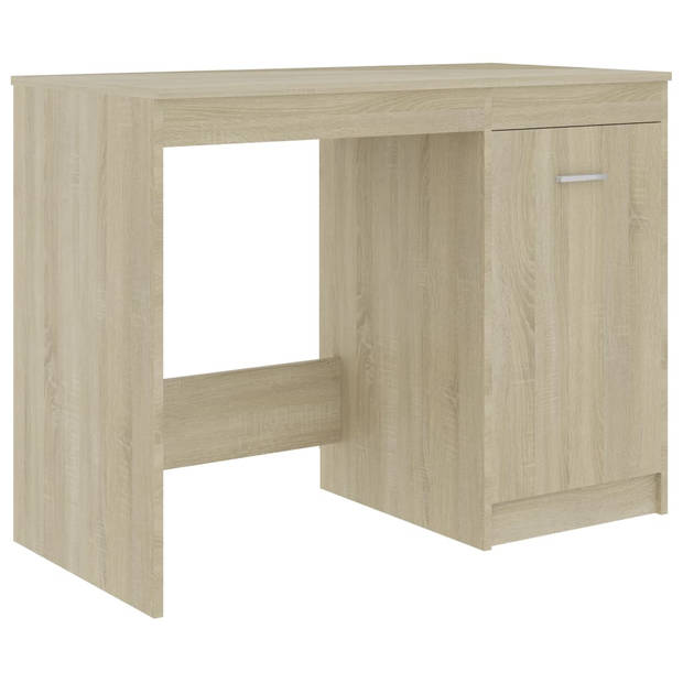 The Living Store Bureau Bureau - 100 x 50 x 76 cm - Sonoma Eiken