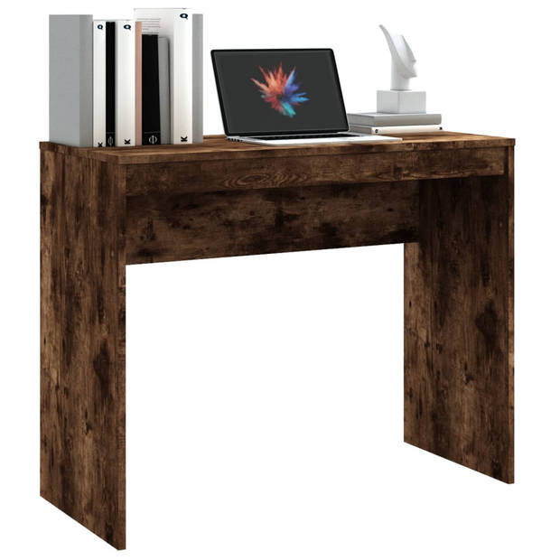 The Living Store Bureau Gerookt Eiken - 90 x 40 x 72 cm - Praktisch en Modern