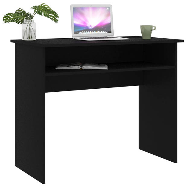 The Living Store Bureau - Strak modern Bureau - 90x50x74 cm - Hoogwaardig bewerkt hout