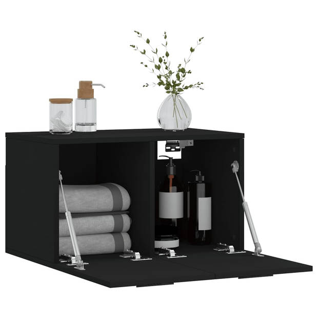 The Living Store Wandkast - Decoratieve en praktische toevoeging - Kast - Afmetingen- 60x36.5x35 cm - Ken- Duurzaam